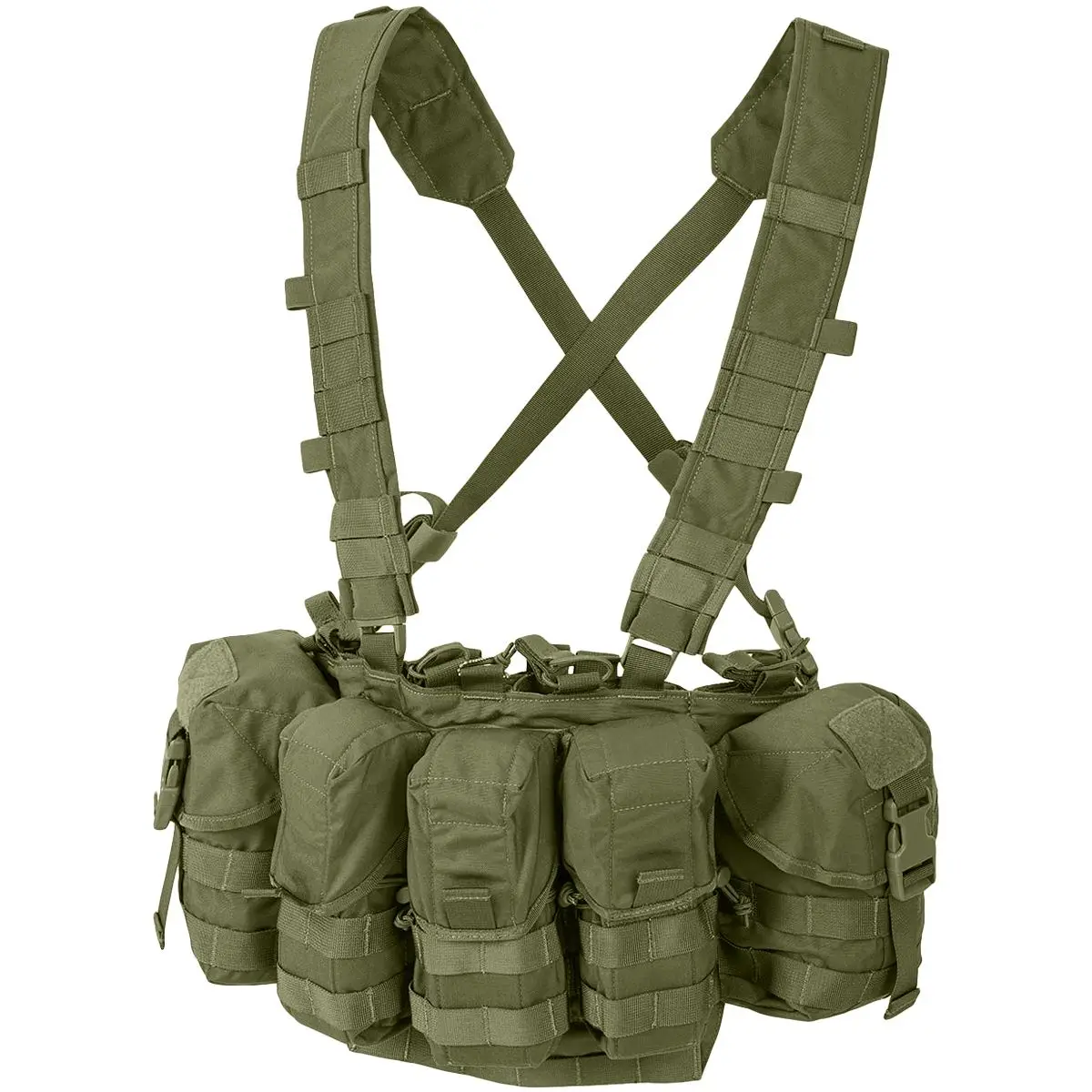 Wholesale Customized  Cordura Nylon Molle Chest Rig Heavy Duty Multiple Color Combat Military Chest Rig