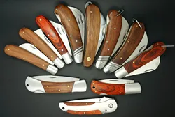 different kinds of knife wood handle