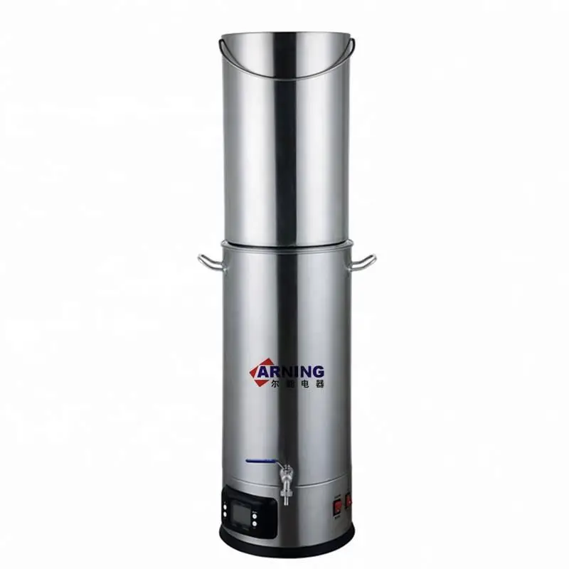 Electric Beer Mash Tun Beer Maker Stainless Steel Home Brewing Fermenting Beer Equipment Brewery
