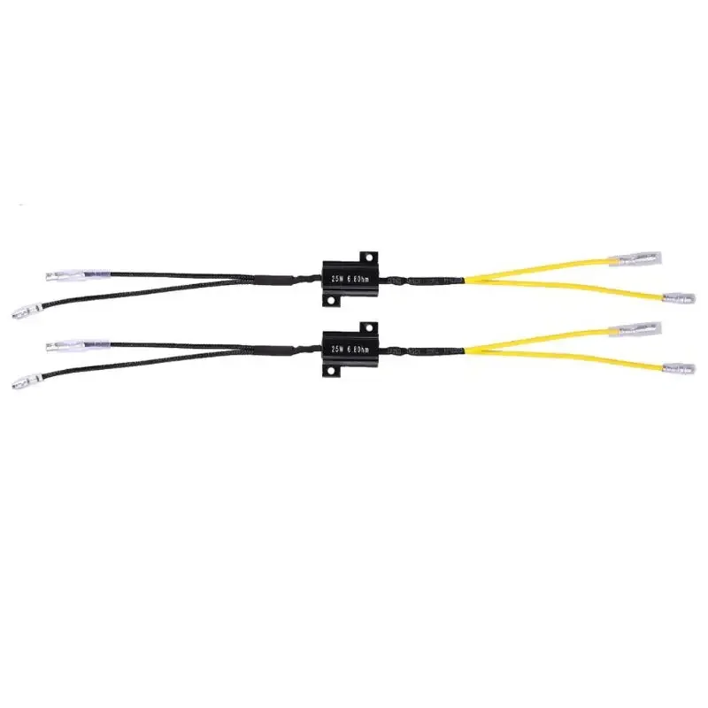 Moto Resistance Power Resistor Load Decoding Resistor for LED Mini Turn Signal Flash Light Repairing Parts 25W 6.8Ohm