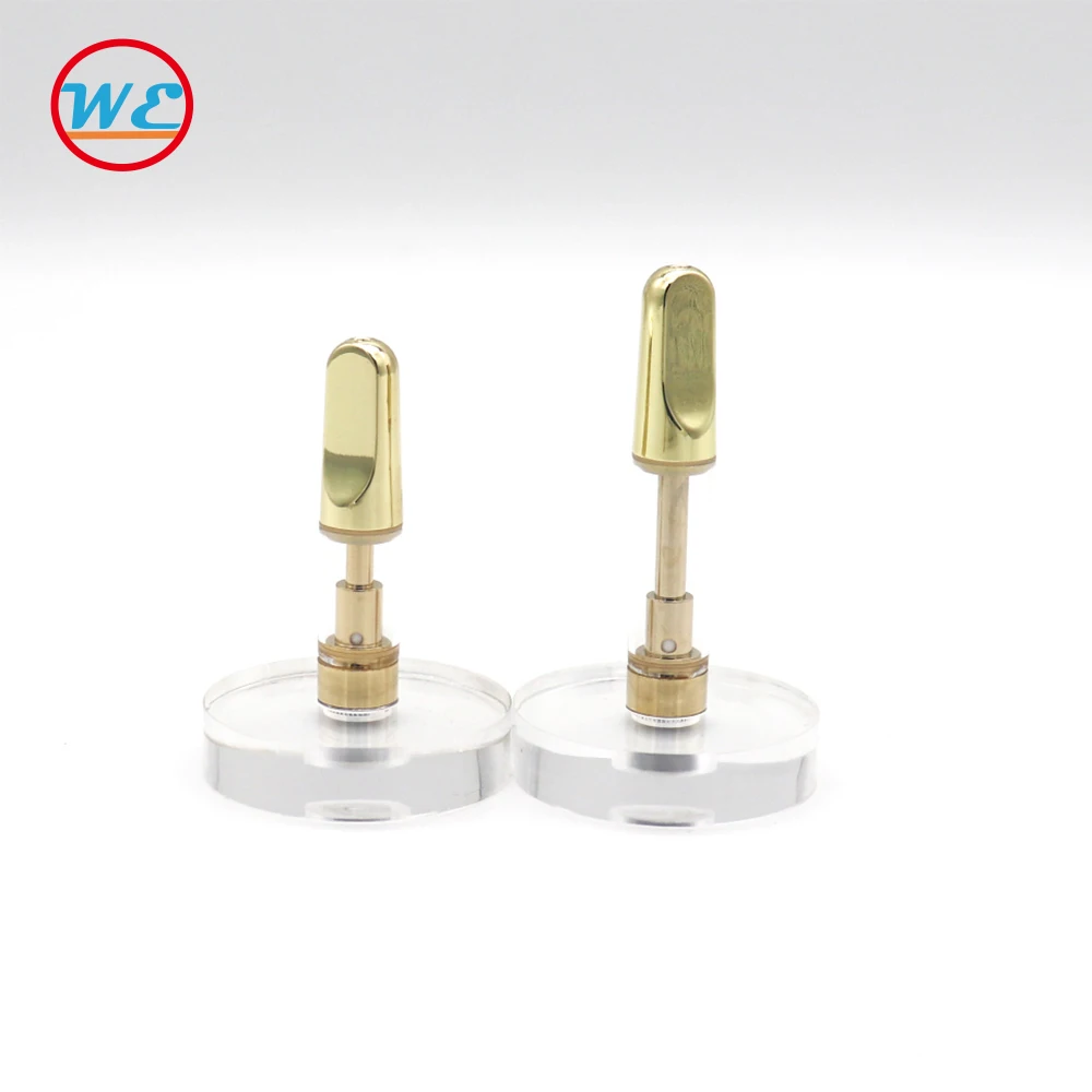 High Quality Gold vape cartridge 1.0ml 0.5ml Tank Capacty 510 thread vape pen atomizer