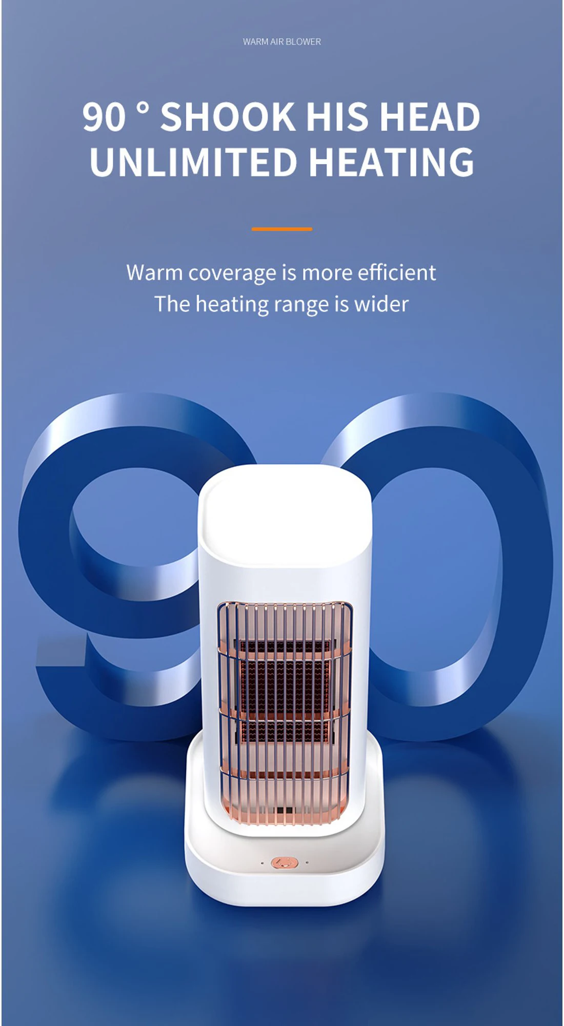 Wholesale Safe Homeuse 1300W Electric Heater PTC Ceramic Space Heater for Home Desktop Bedroom.jpeg