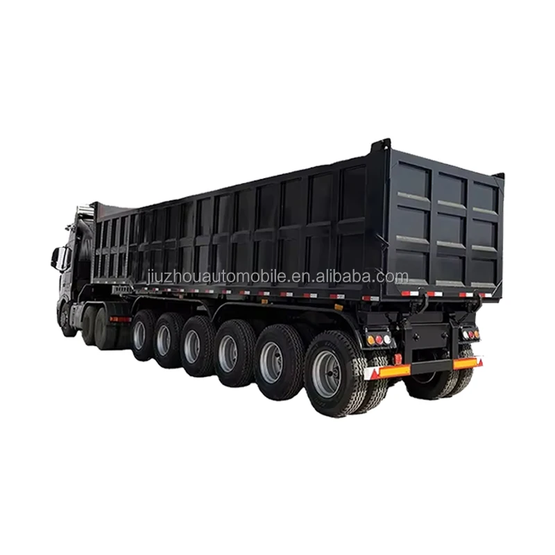 New Condition Steel Tipper Semi-Trailer Dump Trailer with 12R22.5 Tyre