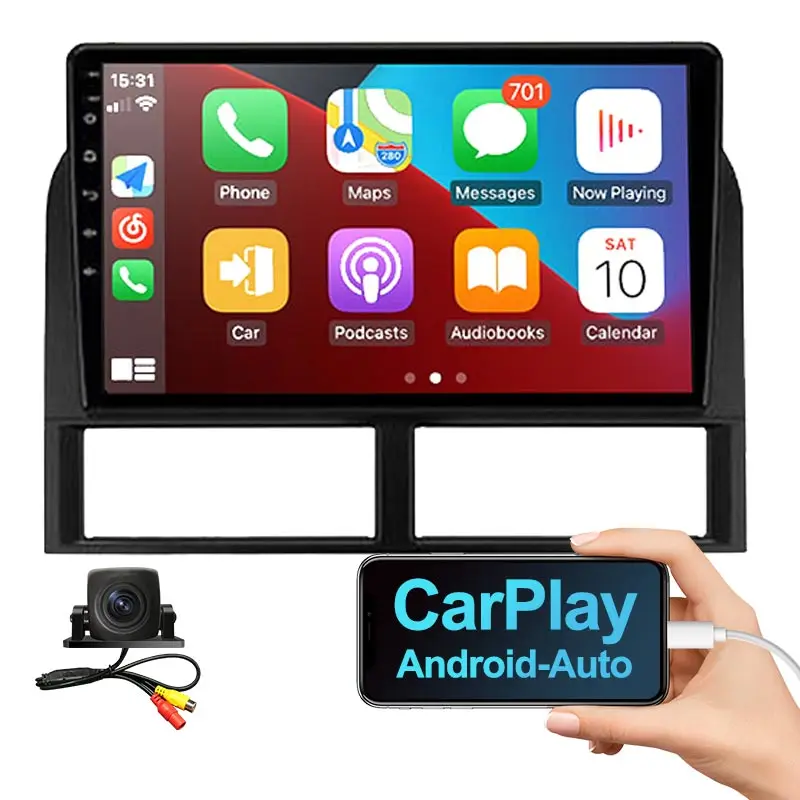 Car Radio Android 10 QLED Screen For Jeep Grand Cherokee II WJ 1998-2004 Stereo Multimedia Video Player  DSP Carplay NO 2din DVD