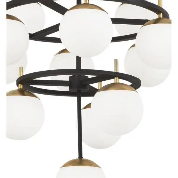 glass shade decorative ceiling lamp light fixture for home hotel design lobby ball chandelier Public space hospitality lighting