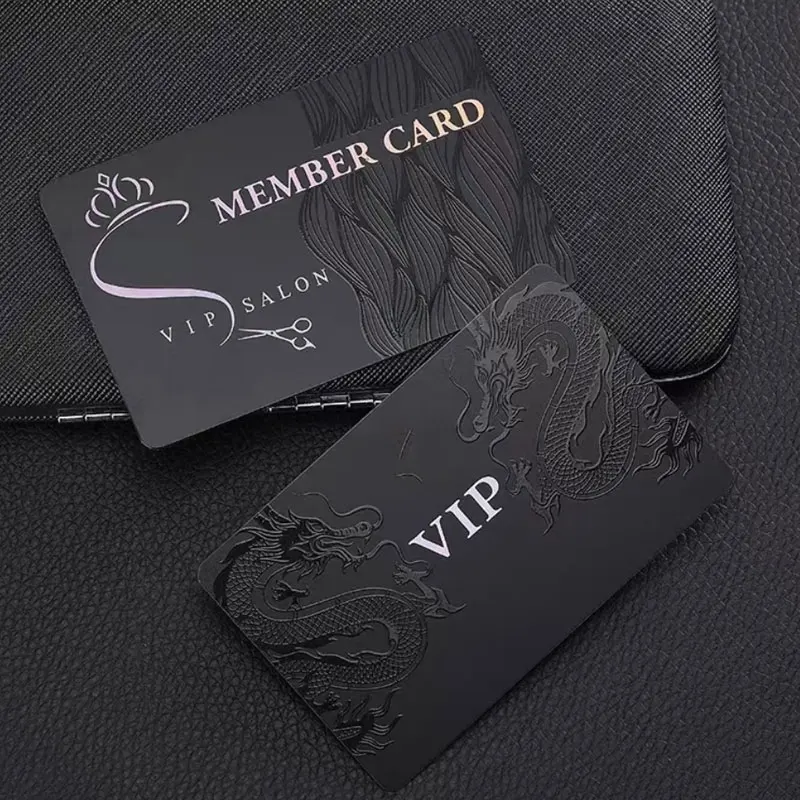 Custom Laser Engraved Metal Credit Cards Blank Standard Size 0.8Mm Personalized Visiting Bulk Stainless Steel Business Cards