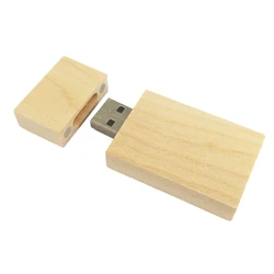 Manufacturer Wholesale Pormo Gifts Wooden Flash Usb Memory High Speed 2.0 3.0 16GB 32GB 64GB Flash Disk Wood Custom USB Drive