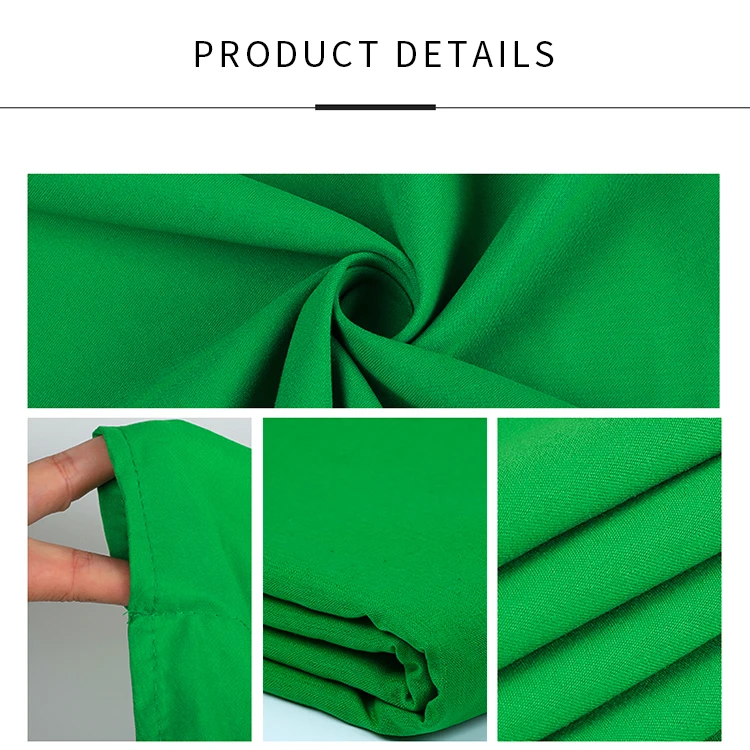 
Foldable Photography Backdrop Installation-free Portable Retractable Roll up Green Screen Backdrop 