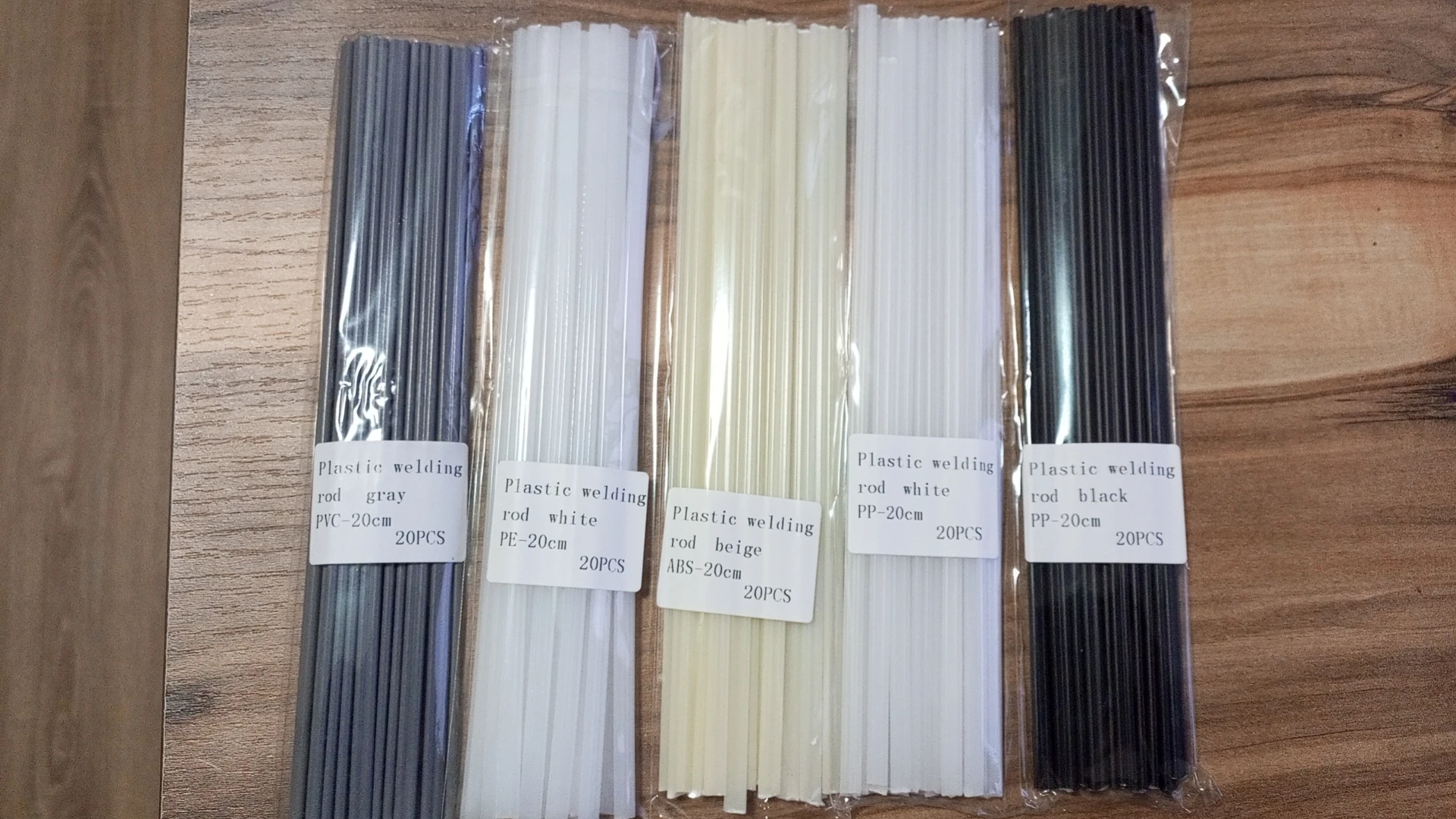 20PCS Plastic welding rods ABS/PP/PVC/PE Welding Sticks Plastic Welder gun Bumper Repair Welding Supplies 20CM