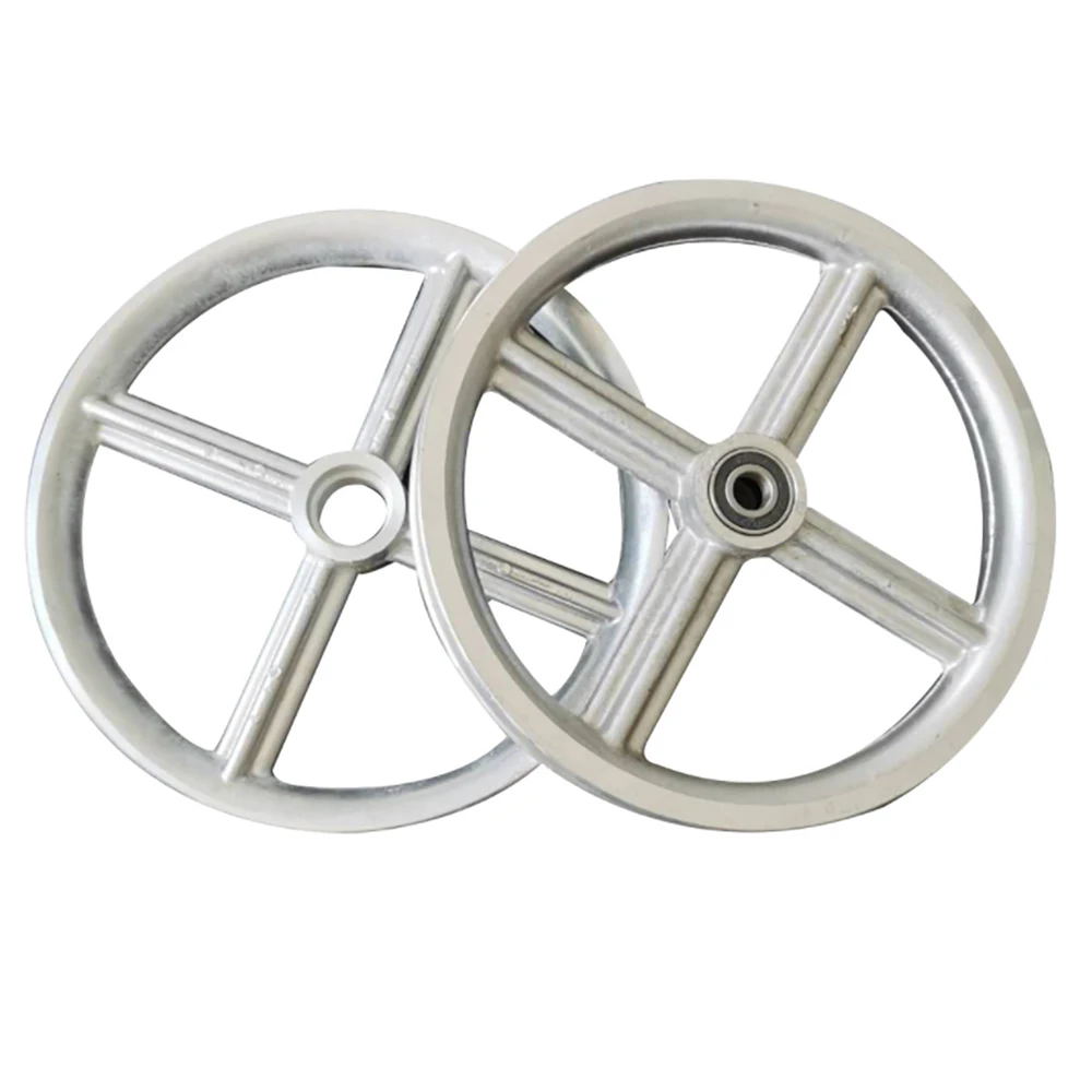 Fast Dispatch Custom Rope Pulley Industrial Small Flywheel Cast Iron For Sale Parts Aluminum Double Wheel
