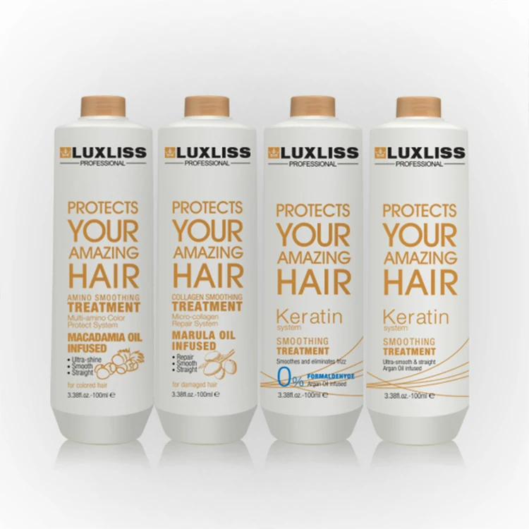 LUXLISS Keratin Treatment For Treated Keratin Protein Hair Treatment Keratin