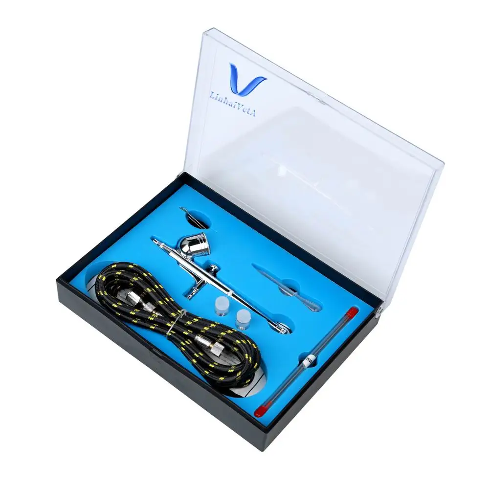 LinhaivetA air brush nail art machine beauty spray gun system mini airbrush kit
