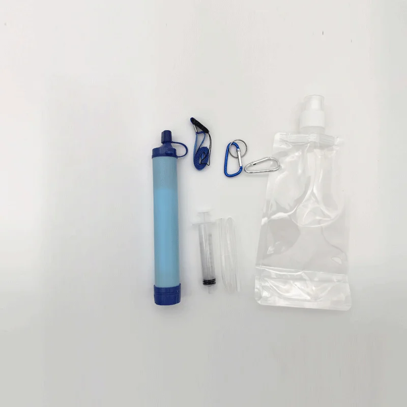 Personal Water Filter Emergency Survival Gear Water Purifier For Camping Hiking Climbing