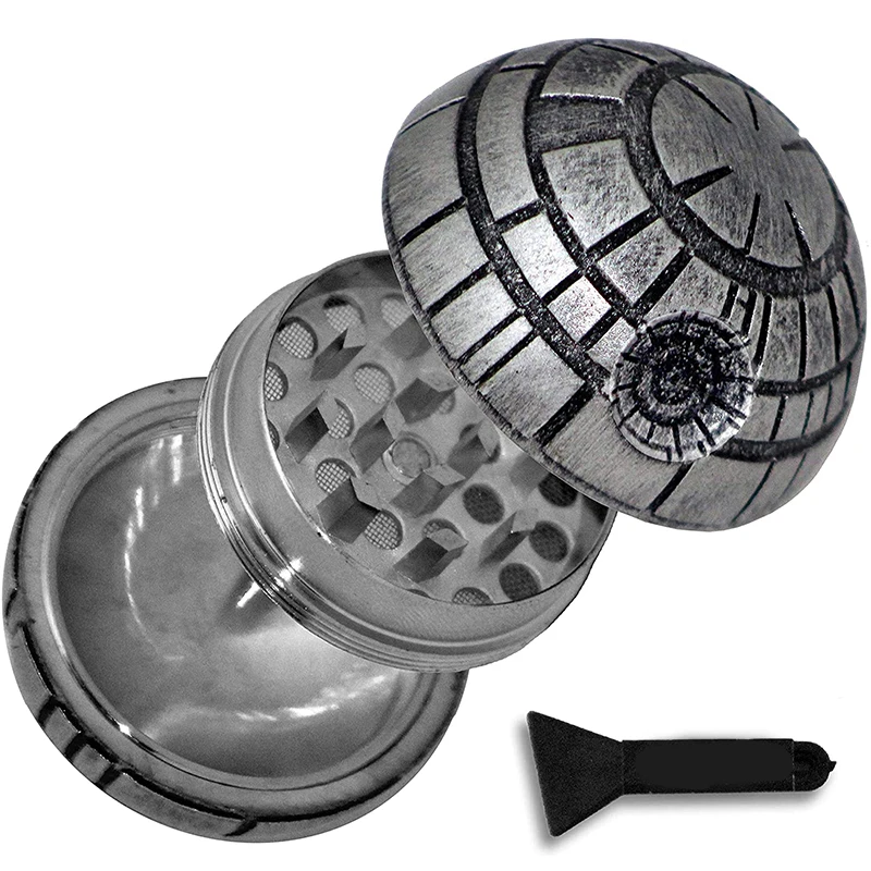 
3 Part Grinder 2.2 Inches Herb Grinder With BONUS Scraper 