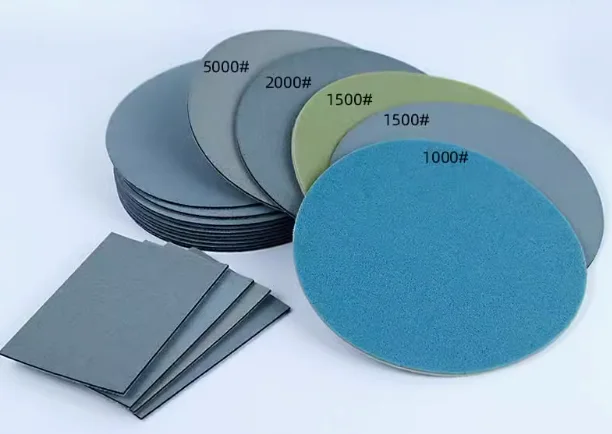 OEM Pyramid Sponge Sand 3inch round Abrasive Tools with  Aluminum Oxide Aluminium Materials for Grinding