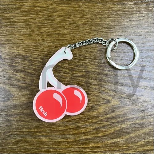 Hot selling letter custom keychain printing anime acrylic keychains with low price