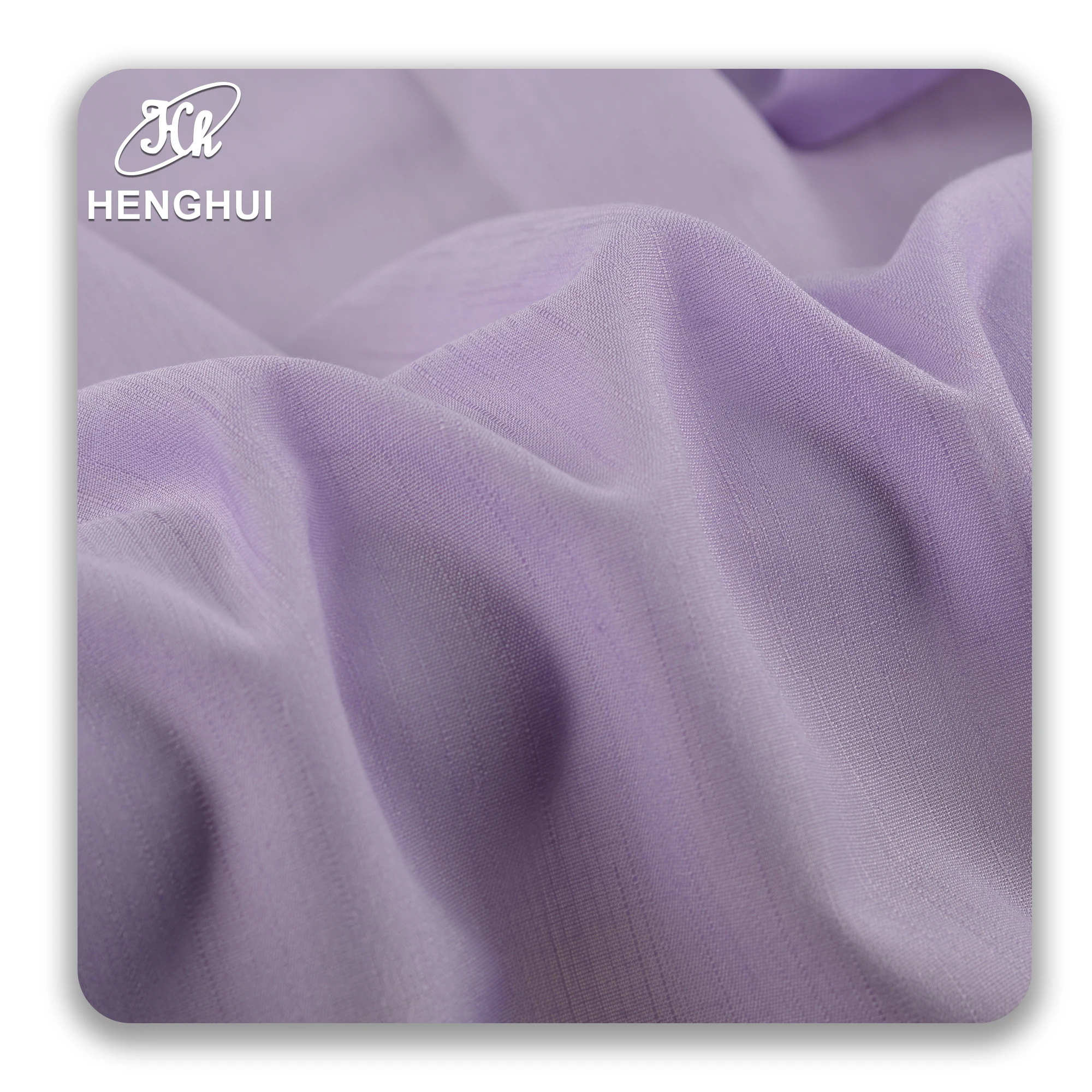 Spun rayon jacquard bamboo joint fabric 102GSM woven polyester imitation linen fabric for shirt dress clothing Hanfu fabric