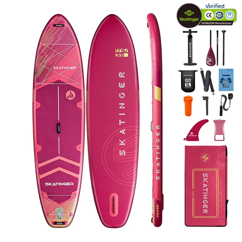 Skatinger tavola da surf standup paddle board fin screw large sup board for beginner