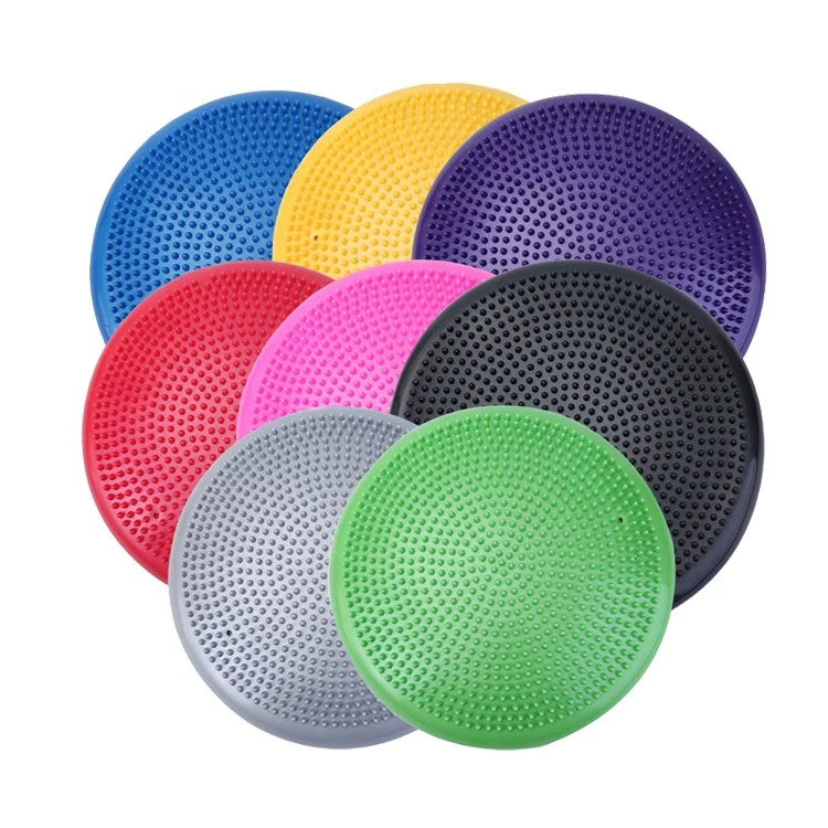 Fitness Inflatable Stability Balance Cushion Ball with Pump Training Equipment