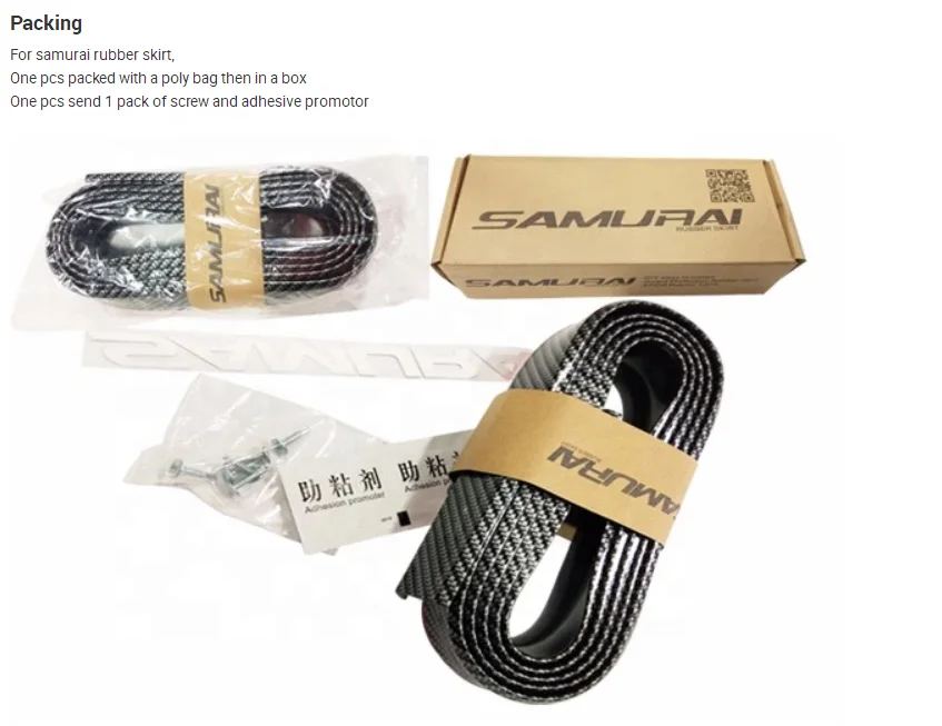 Universal 2.5m White Carbon Fiber Texture Car Front Bumper Lip Skirt Protector Rubber Spoiler Lip