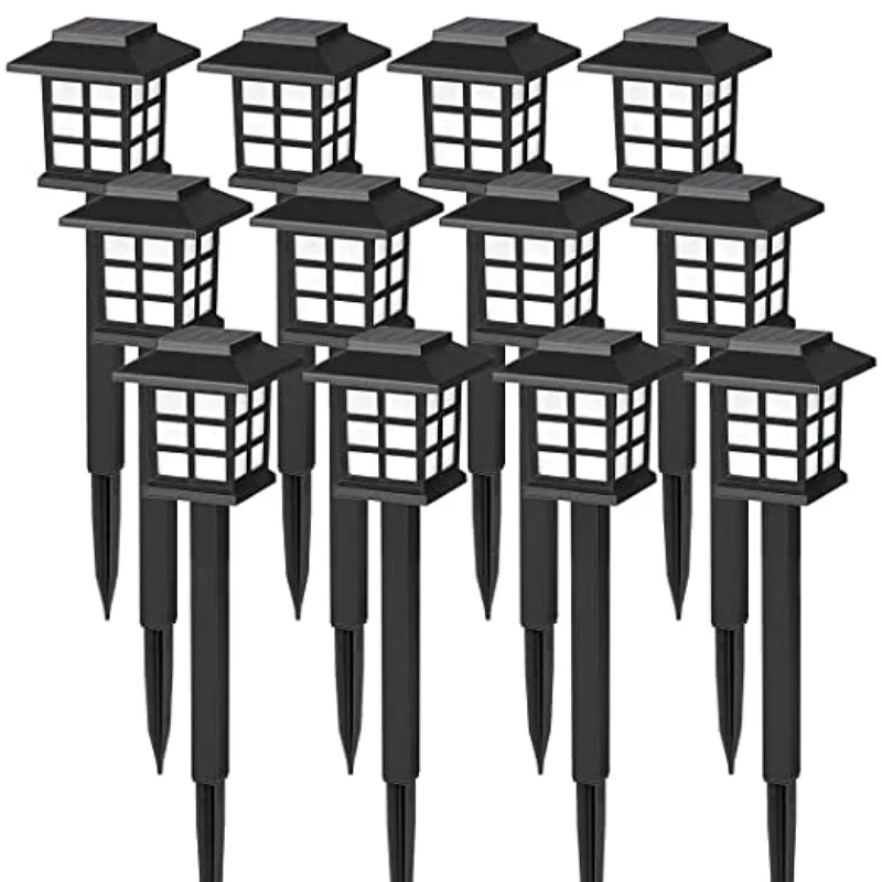 Освещение для газона, ландшафта, наружные водонепроницаемые светодиодные садовые фонари на солнечной батарее