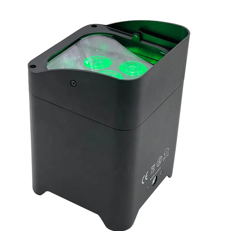 dmx optional stage effect 6x18w with 7 modes uplights led par light stage lights rgbwauv 6in1 wash led par light for stage dance