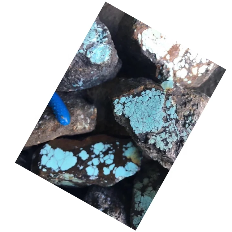 large stone spiderweb turquoise rough material  turquoise nuggets bulk gemstone