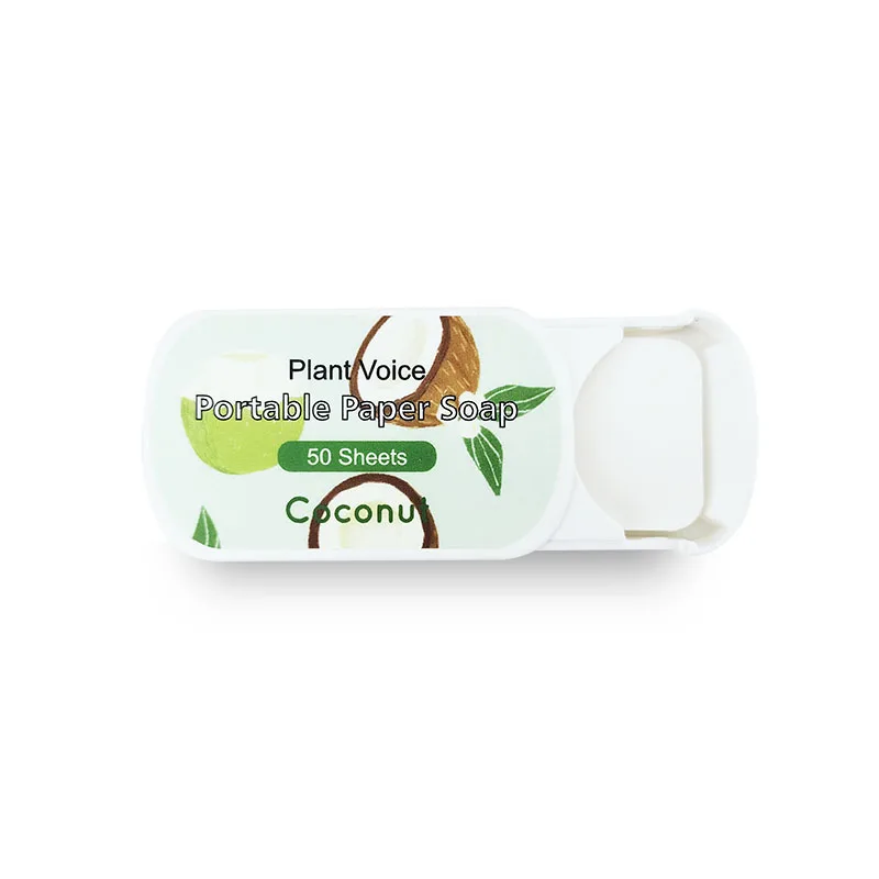 Plant voice wholesale soap sheets paper eco friendly tablet Scented travel organic paper hand soap sheets