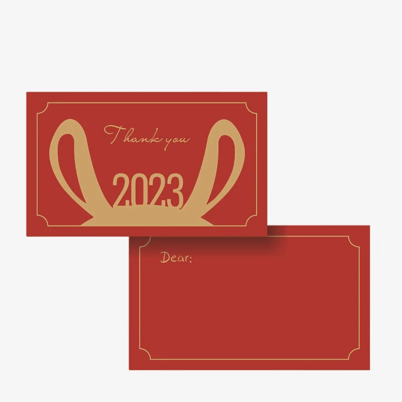 Hot Sales High Quality Art Paper Customized Thank You Cards Business Thank You For Supporting My Small Business Card