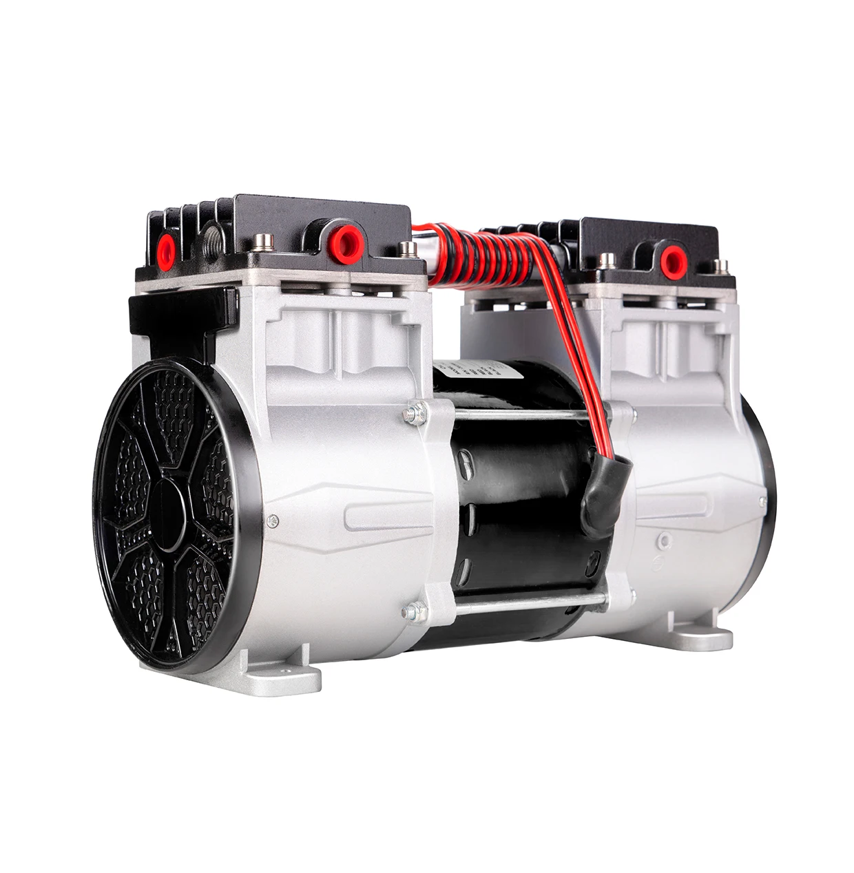 New design 1HP air compressor oil free small compressor 650W double cylinder air compressor for dental chair