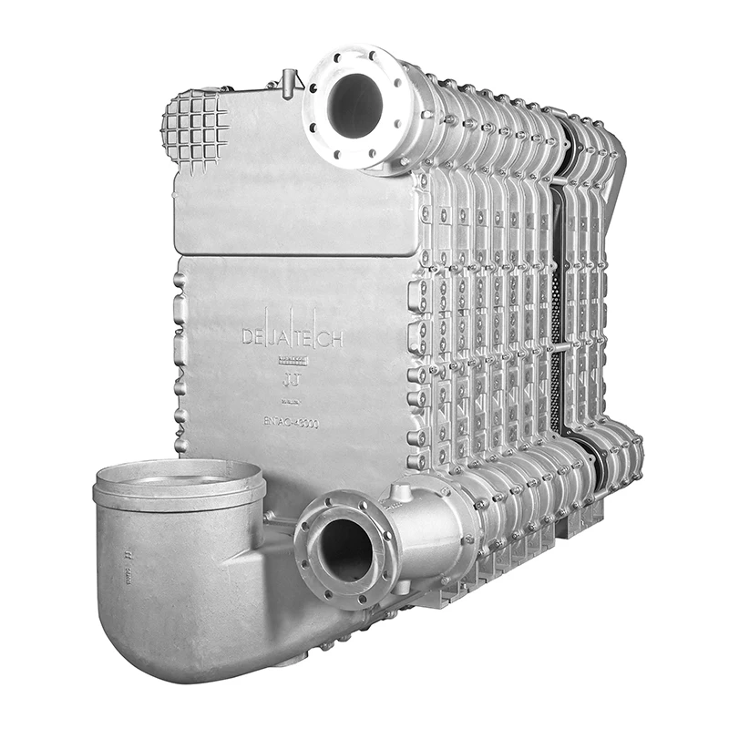 Aluminum Large Part Cast Manufacture Heat Exchanger For Water Heater