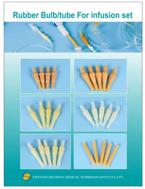 disposable/medical/non-sterile rubber bulb/flashball/ connector for infusion set with high quality/iso certificate