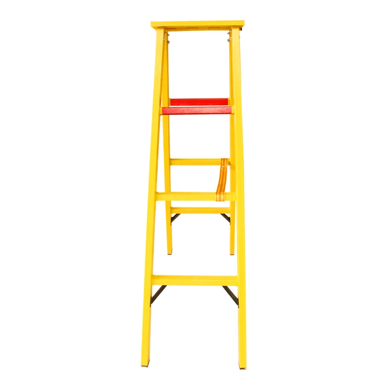 Insulated herringbone ladder fiberglass folding ladder Type A ladder fiberglass