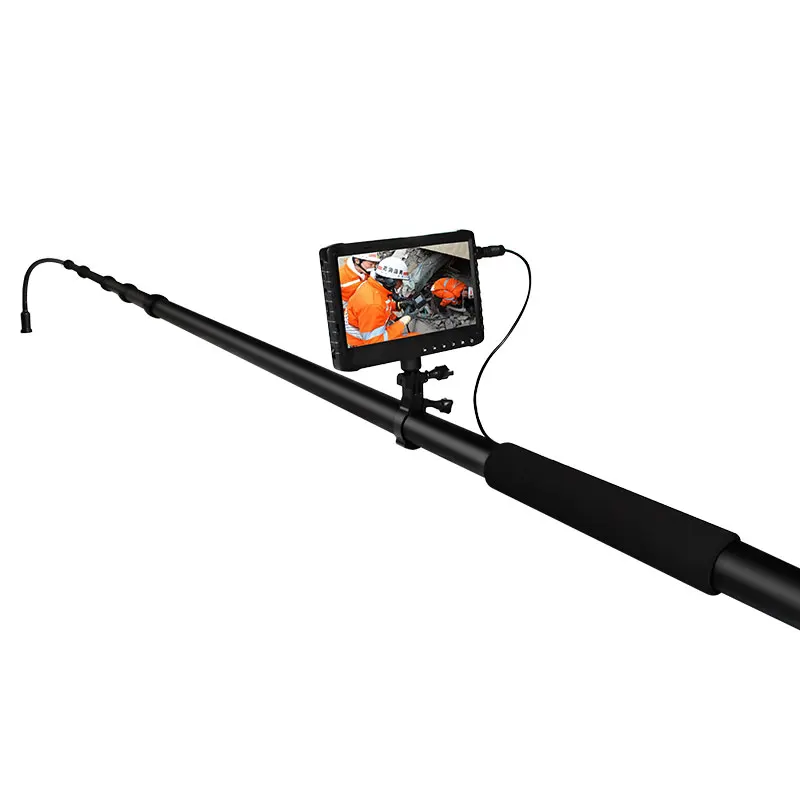 3rd EYE Handheld Customized 8 or 10M Long Telescopic Pole HD Video Camera for  Nuclear Power Plant / Viaduct  Detection