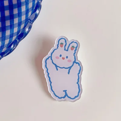 2021 ins top selling brooch wholesale custom INS Japanese creative cartoon animal acrylic brooch