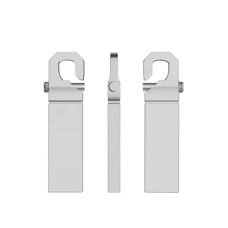 Hot Style USB 2.0 Mini Metal 64MB 128MB 256MB 32GB hook shape USB Flash Drives 128GB Memory USB 64GB wholesale cheap prices
