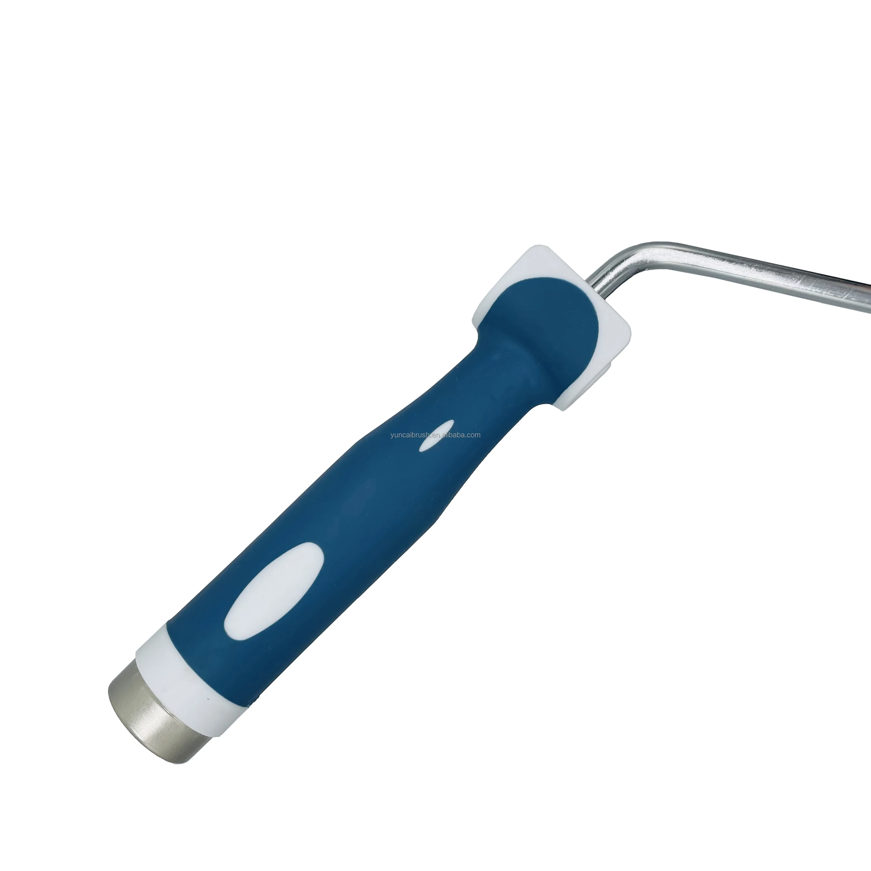 Yuncai Raw Material of Brush Soft Rubber Paint Roller Brush Plastic Handle Decoration American Style Paint Roller Frame Design