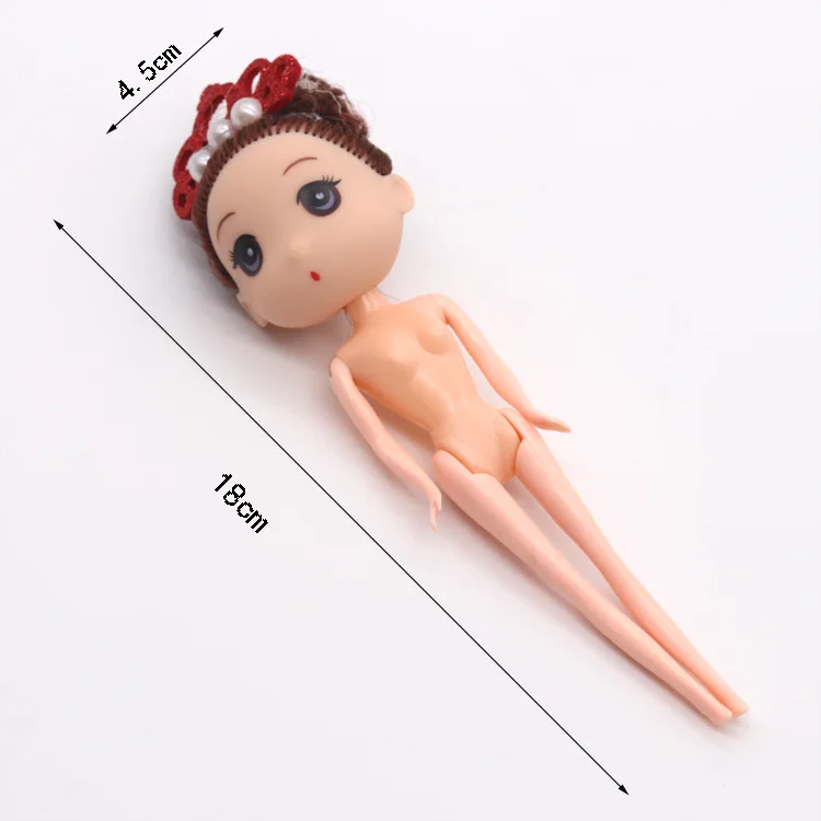 12 16 18cm Mini Pretty Doll Cake Topper Mermaid Wedding Cake Little Doll House Cake Doll Baking Tools