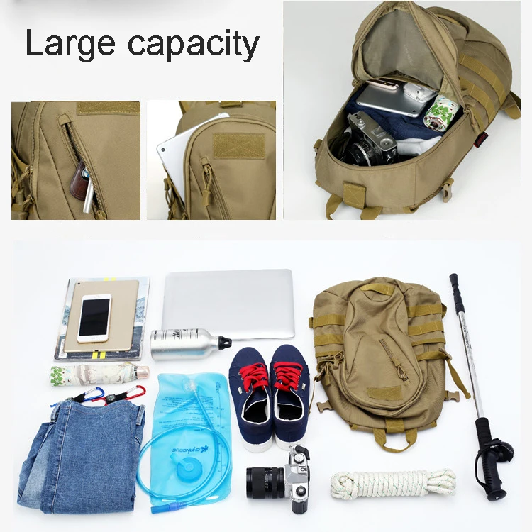 QXMOVING Summer Travel Camera Bag Hiking 30L Waterproof Survival Back Pack Tactical Backpack Hot Selling