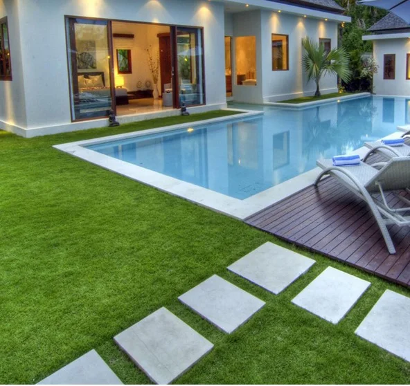 25mm 30mm pile height landscape artificial grass fake turf synthetic lawn with good price