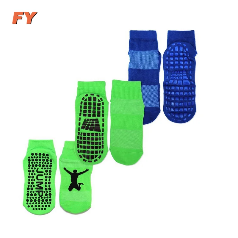 FY-N1189 Bulk Wholesale Custom Trampoline Socks Playground Socks for Sale