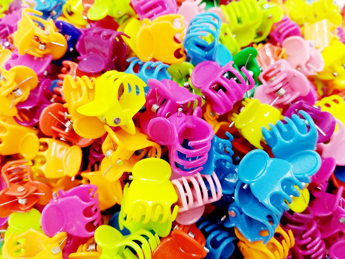 Small Hair Clips Pins Clamps Non Slip Tiny Plastic Jaw Clips Mini Hair Claw Clips for Girls and Women