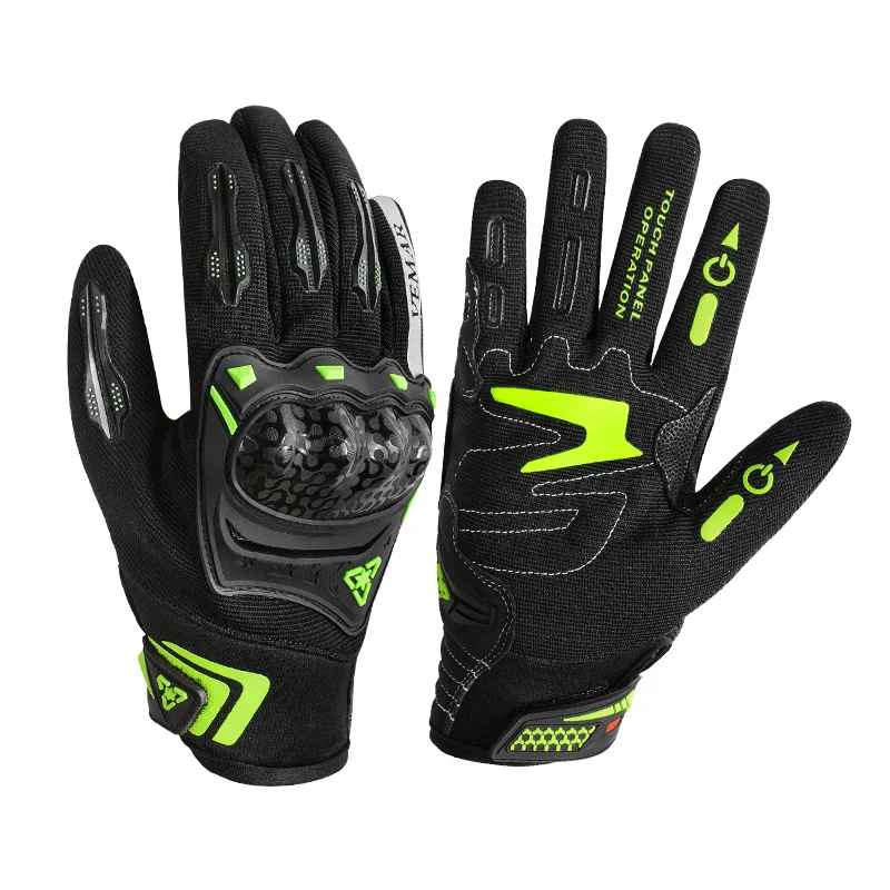 Осенние и зимние перчатки для верховой езды VEMAR, дышащие мотоциклетные велосипедные перчатки, перчатки унисекс для сенсорного экрана