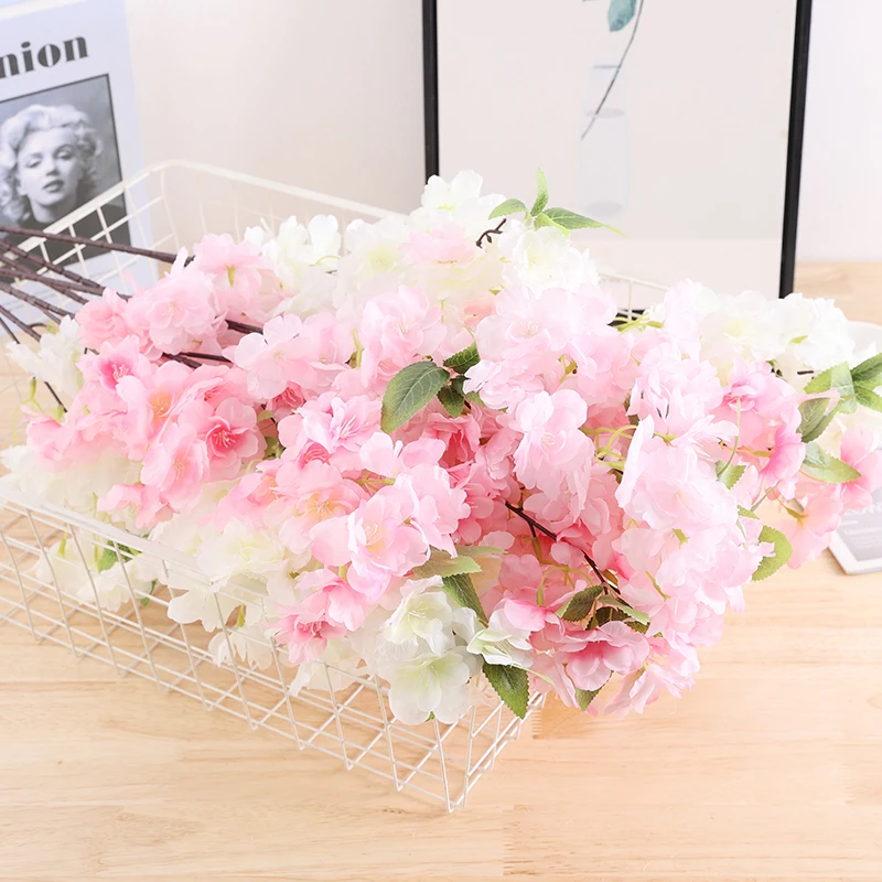 Aritificial Flower Wedding decoration simulation flower wholesale artificial cherry blossom tree wedding centerpieces
