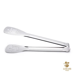 New stainless steel food clamp supplies thickened multi-purpose buffet barbecue steak Tong 9 Inch bread clip