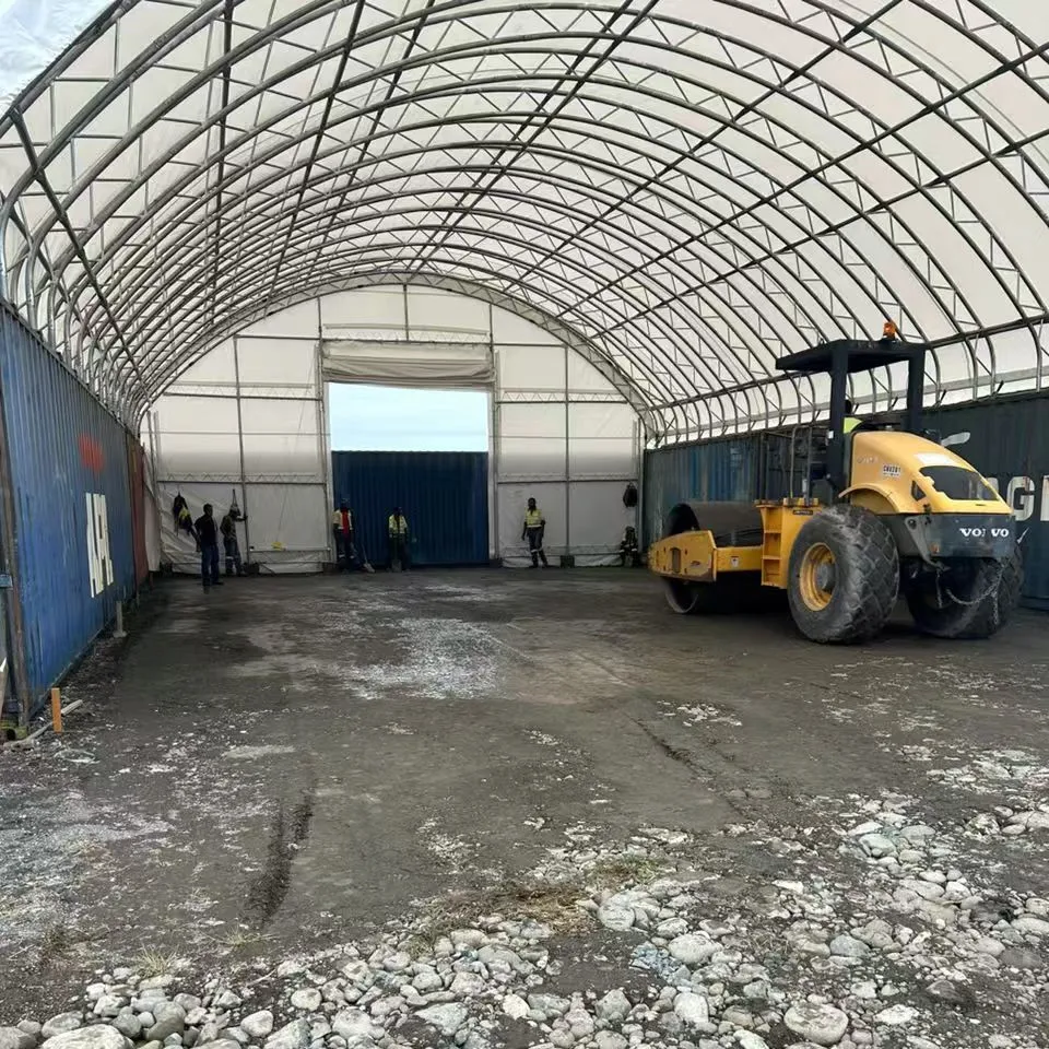 GS 40ft Container Shelter with End Walls PVC Material for Shipping Container Storage Garage Carport or Canopy