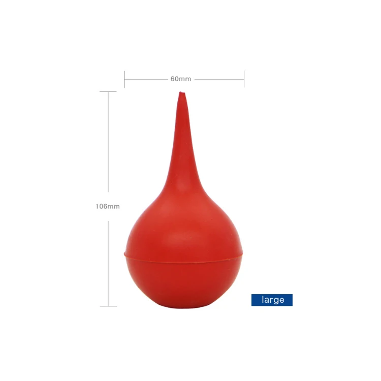 wholesale  Laboratory tool medical grade PVC ear washing ball cleaning 47*85mm