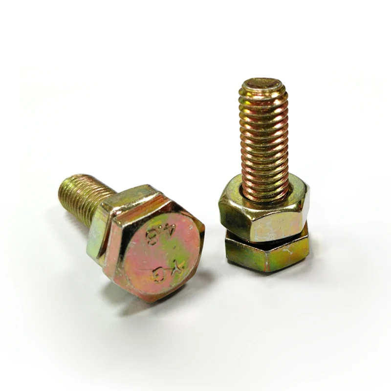 Manufacturer wholesale 5.8 grade u bolt screw fastener High Strength  8.8 grade M8 hex head bolt and nut