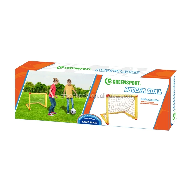 Portable football goal PLASTIC mini soccer goal set with goal net for children soccer games
