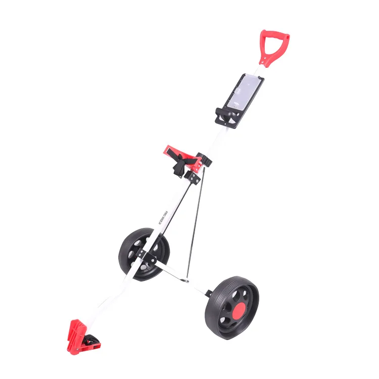 
Wholesale OEM Golf Accessories Foldable Golf Trolley with Score Card Holder 